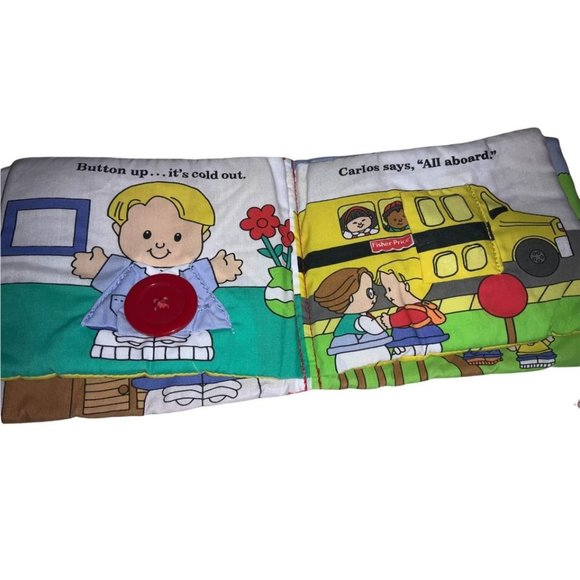 Fisher Price Soft Play Cloth Book - Picture 3 of 7